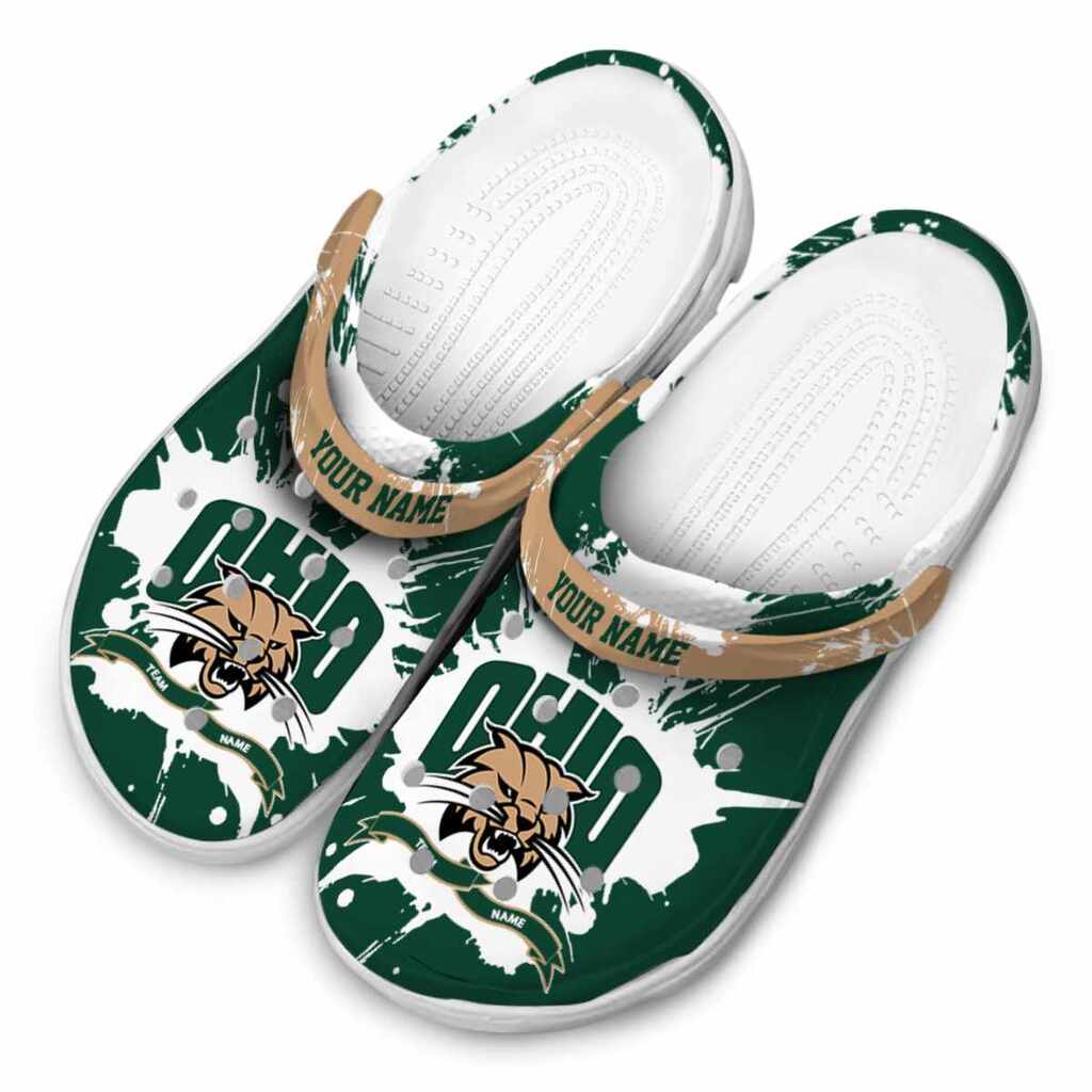 Custom Ohio Bobcats Splatter Pattern ClogTVC1801730 - Image 4