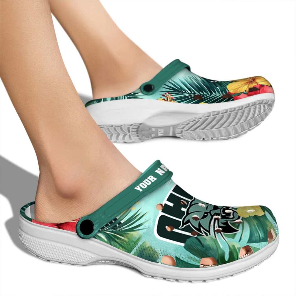 Custom Ohio Bobcats Tropical Vibes ClogTVC1801706 - Image 2