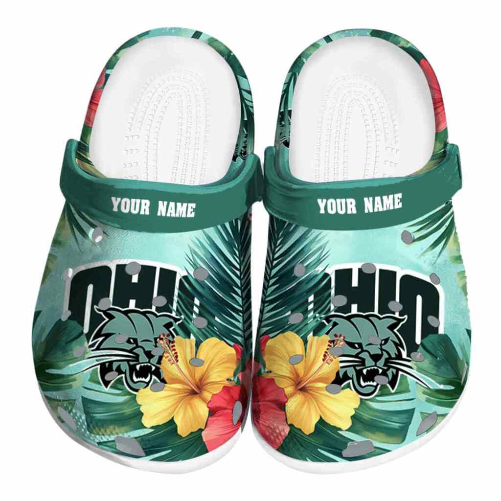 Custom Ohio Bobcats Tropical Vibes ClogTVC1801706