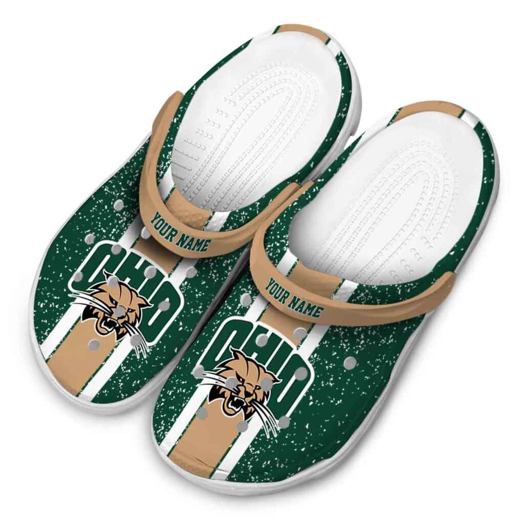 Custom Ohio Bobcats Vertical Stripes ClogTVC1801714 - Image 4