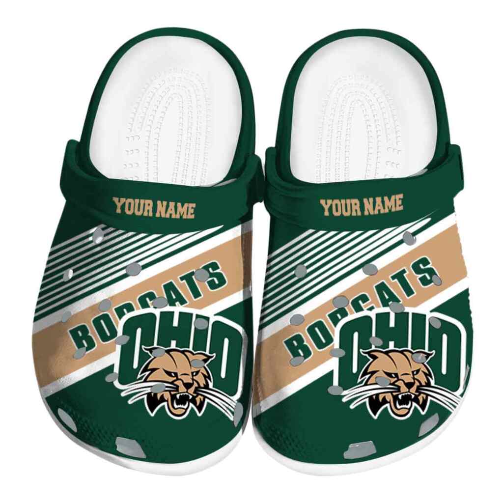 Custom Ohio Bobcats Vibrant Dual-Tone ClogTVC1801793
