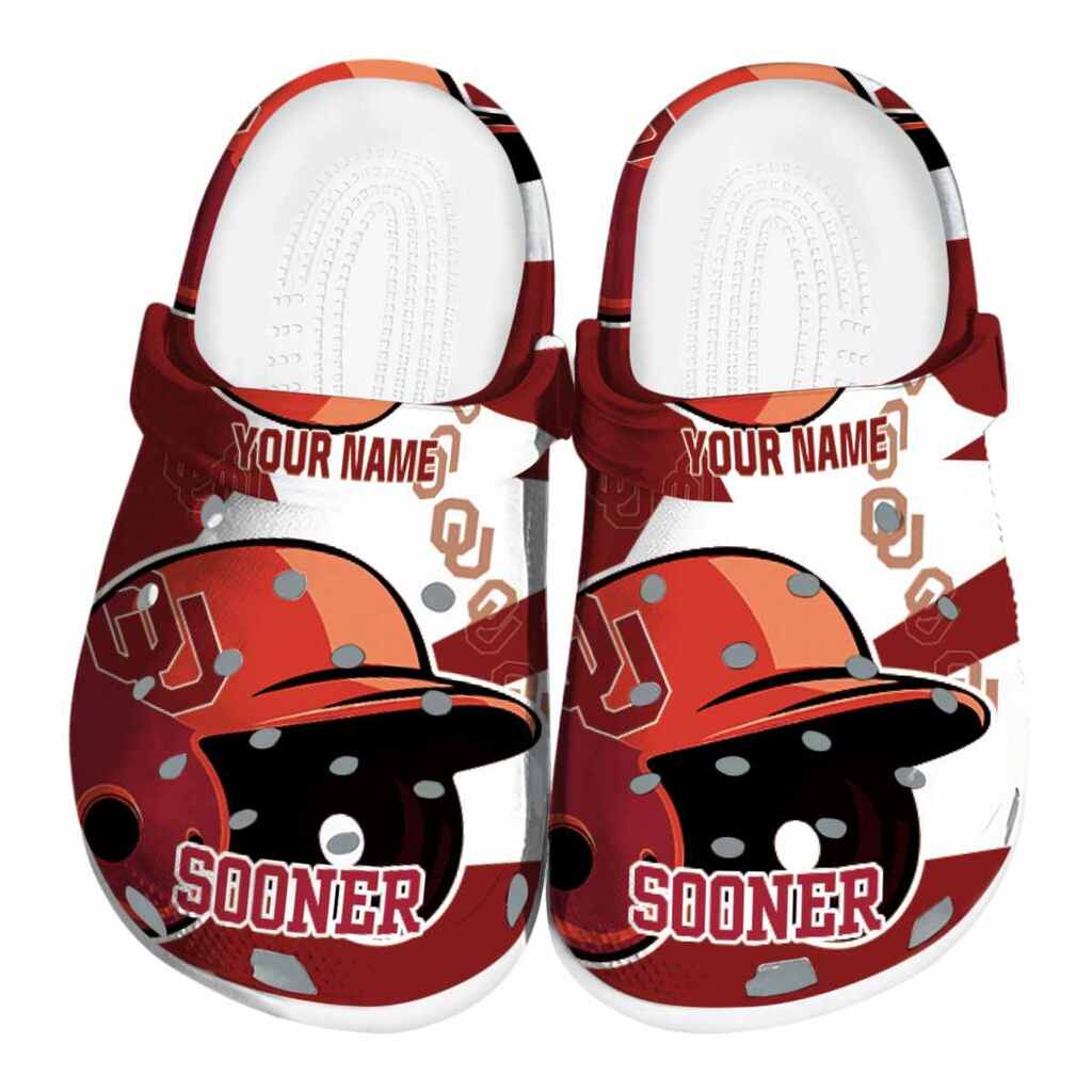 Custom Oklahoma Sooners Baseball Helmet ClogTVC180142