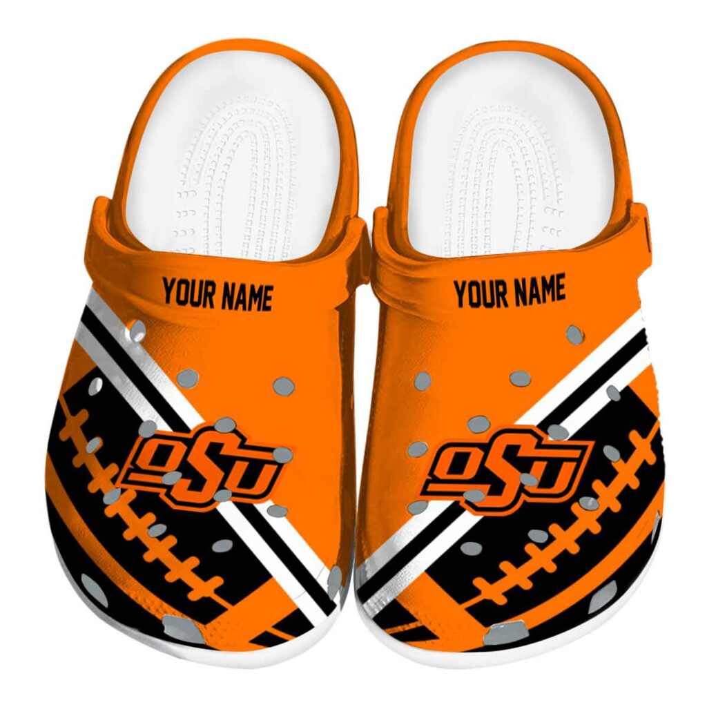 Custom Oklahoma State Cowboys Football Motif ClogTVC180144