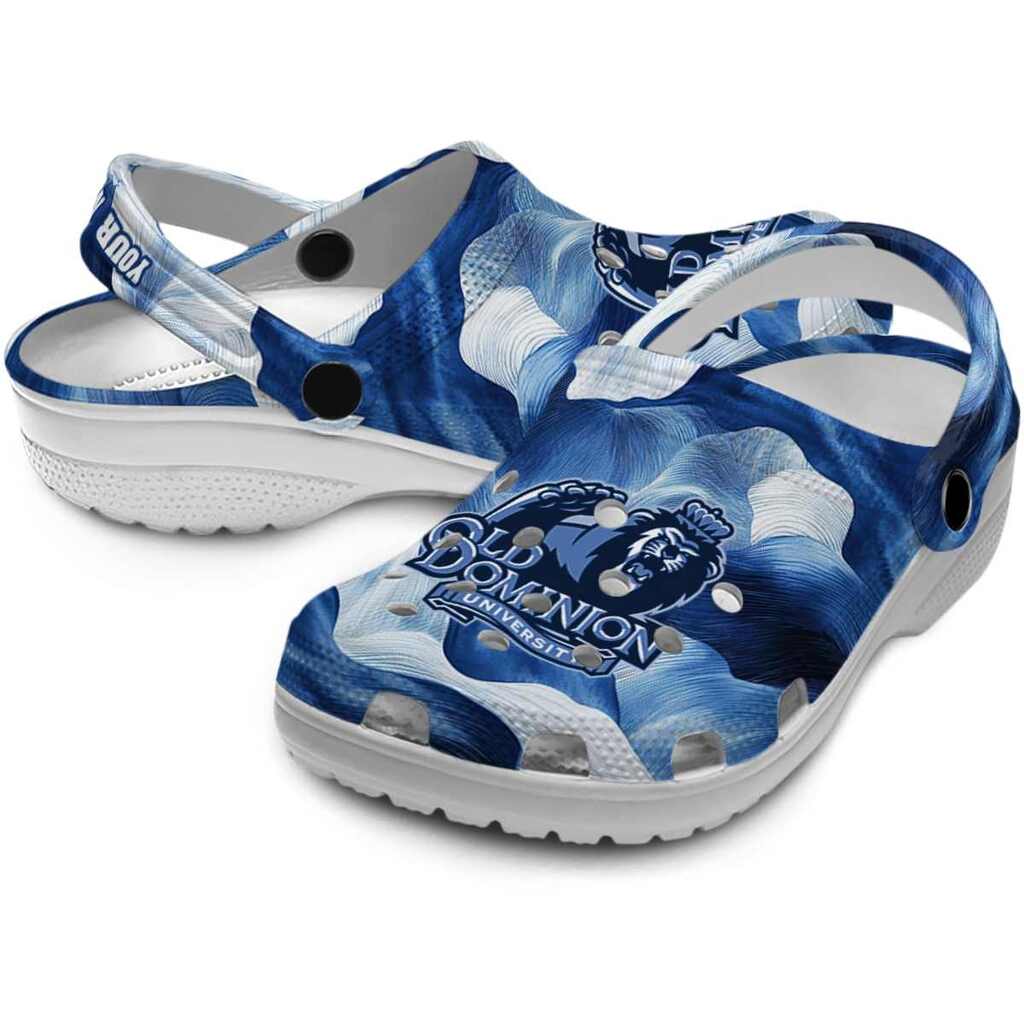 Custom Old Dominion Monarchs Ocean Waves ClogTVC1801706 - Image 3