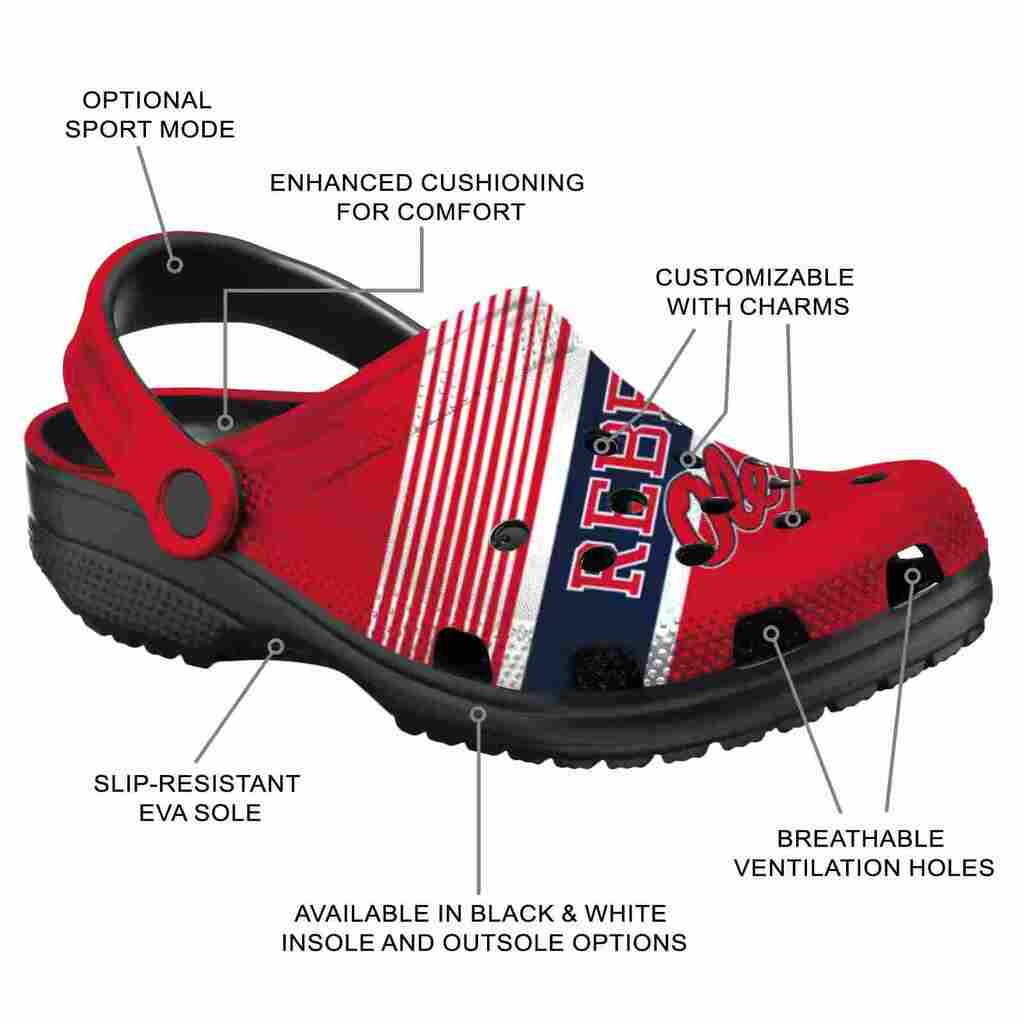 Custom Ole Miss Rebels Vibrant Dual-Tone ClogTVC1801793 - Image 5