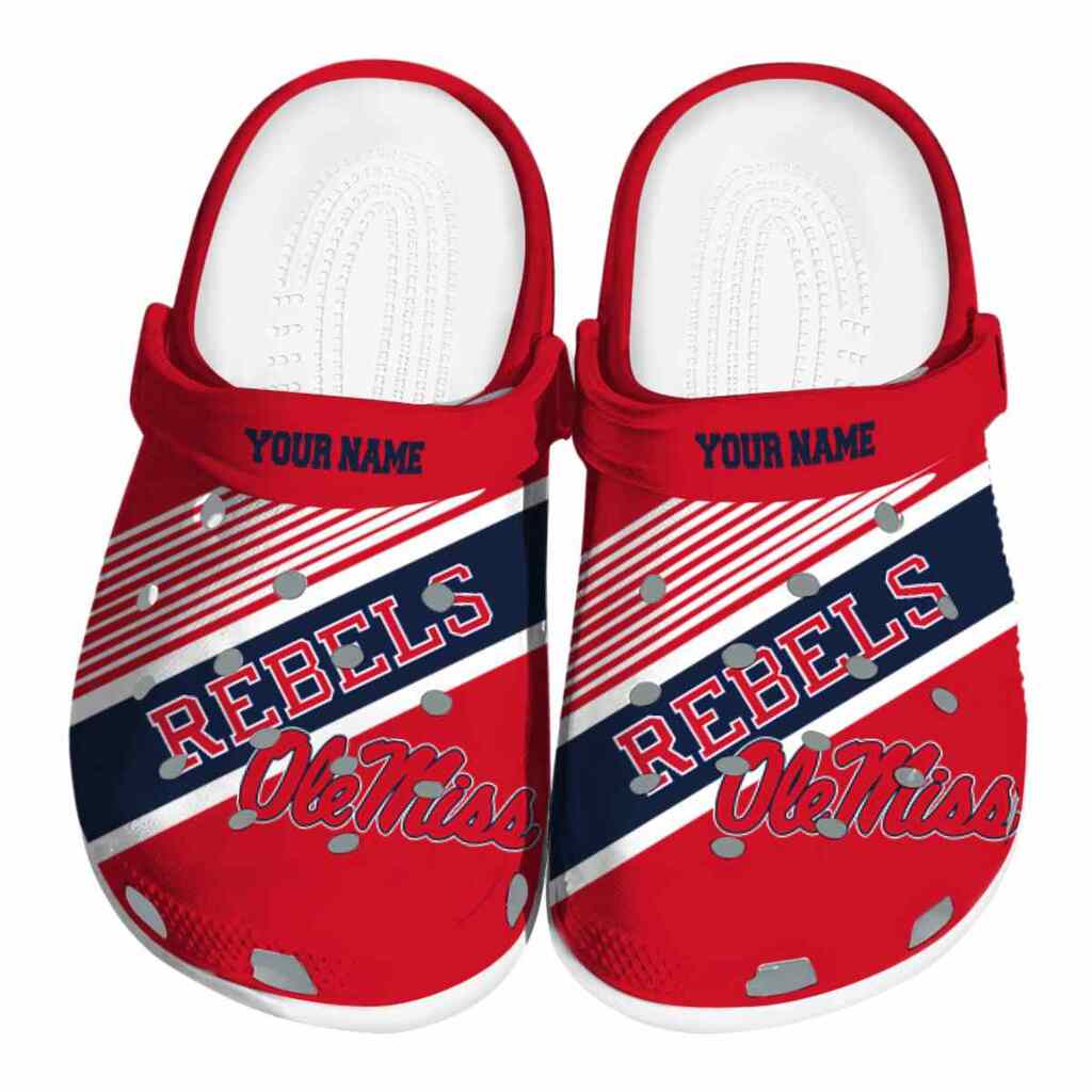 Custom Ole Miss Rebels Vibrant Dual-Tone ClogTVC1801793