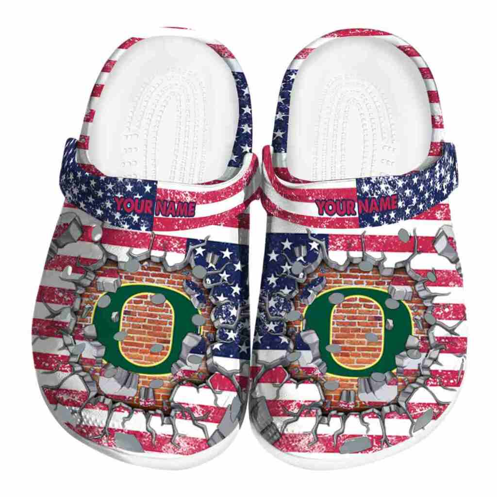 Custom Oregon Ducks Freedom Splinter ClogTVC180145
