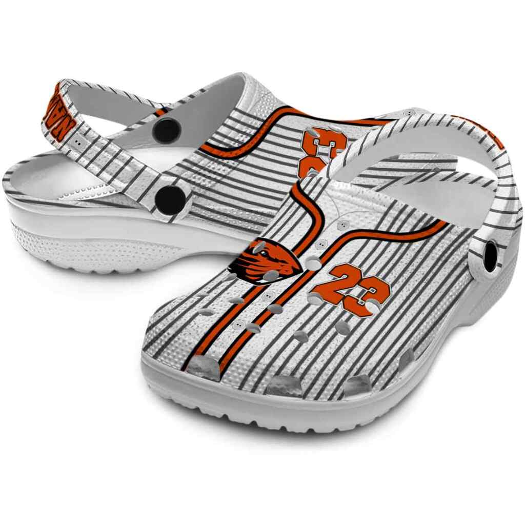 Custom Oregon State Beavers Pinstripe Pattern ClogTVC1801716 - Image 3