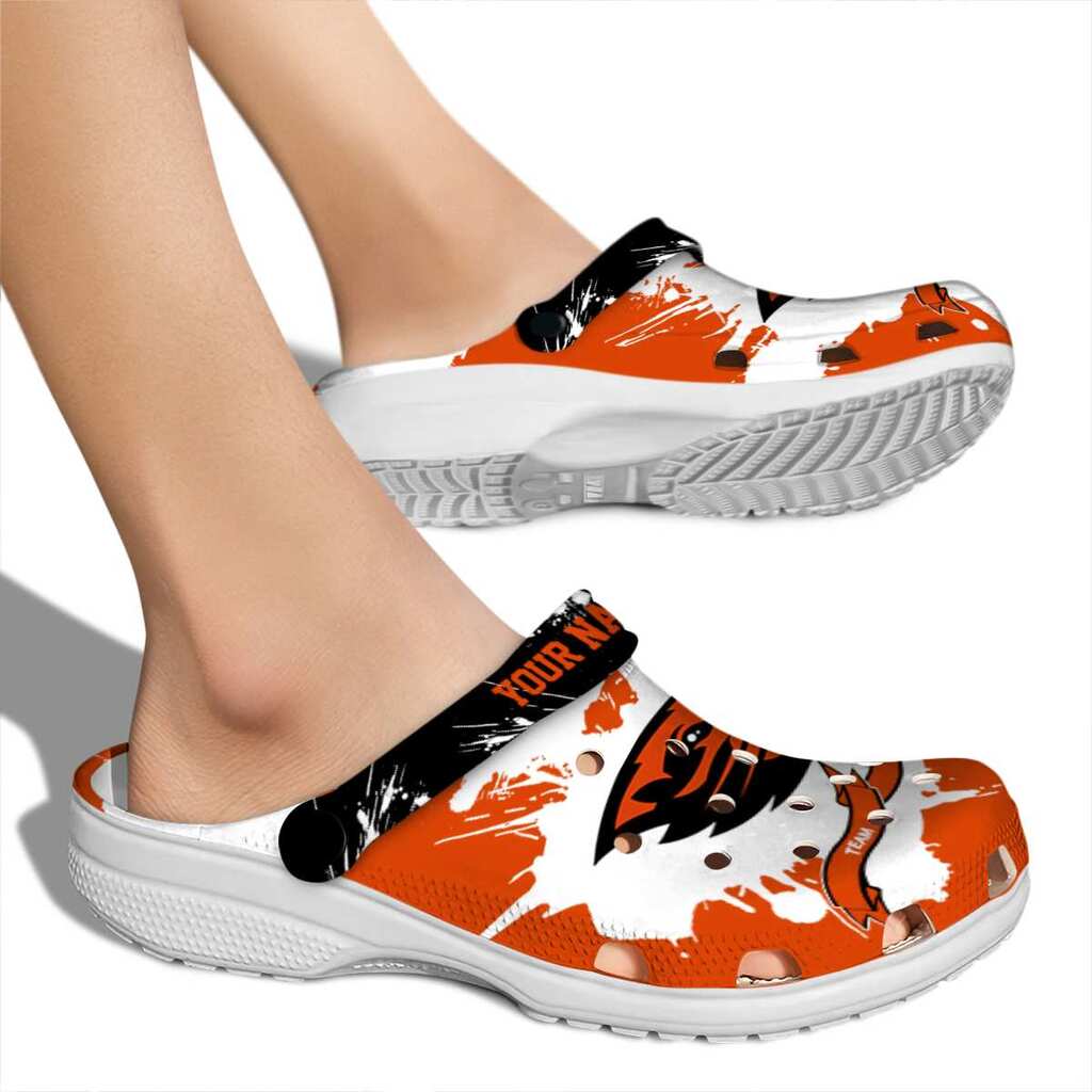 Custom Oregon State Beavers Splatter Pattern ClogTVC1801731 - Image 2