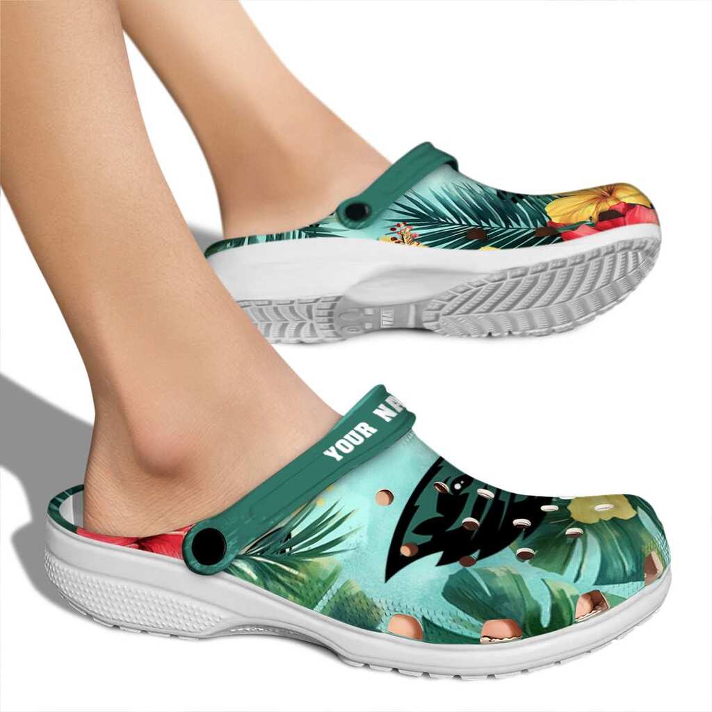 Custom Oregon State Beavers Tropical Vibes ClogTVC1801706 - Image 2