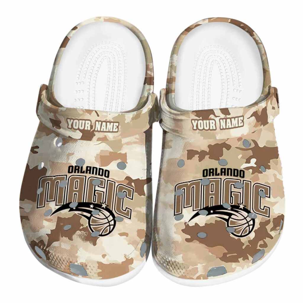 Custom Orlando Magic Desert Camo ClogTVC1801736