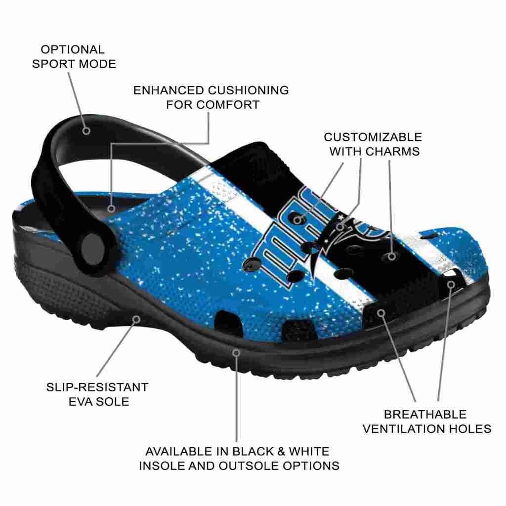 Custom Orlando Magic Vertical Stripes ClogTVC1801736 - Image 5