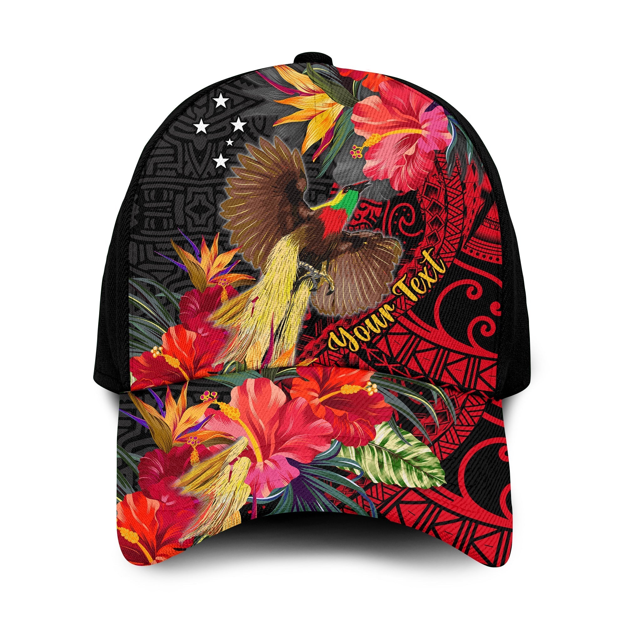 Custom Personalised Papua New Guinea Classic Cap Bird of Paradise Ver.01 LT13 Trucker Hats Custom Hats Gifts For Men & Women