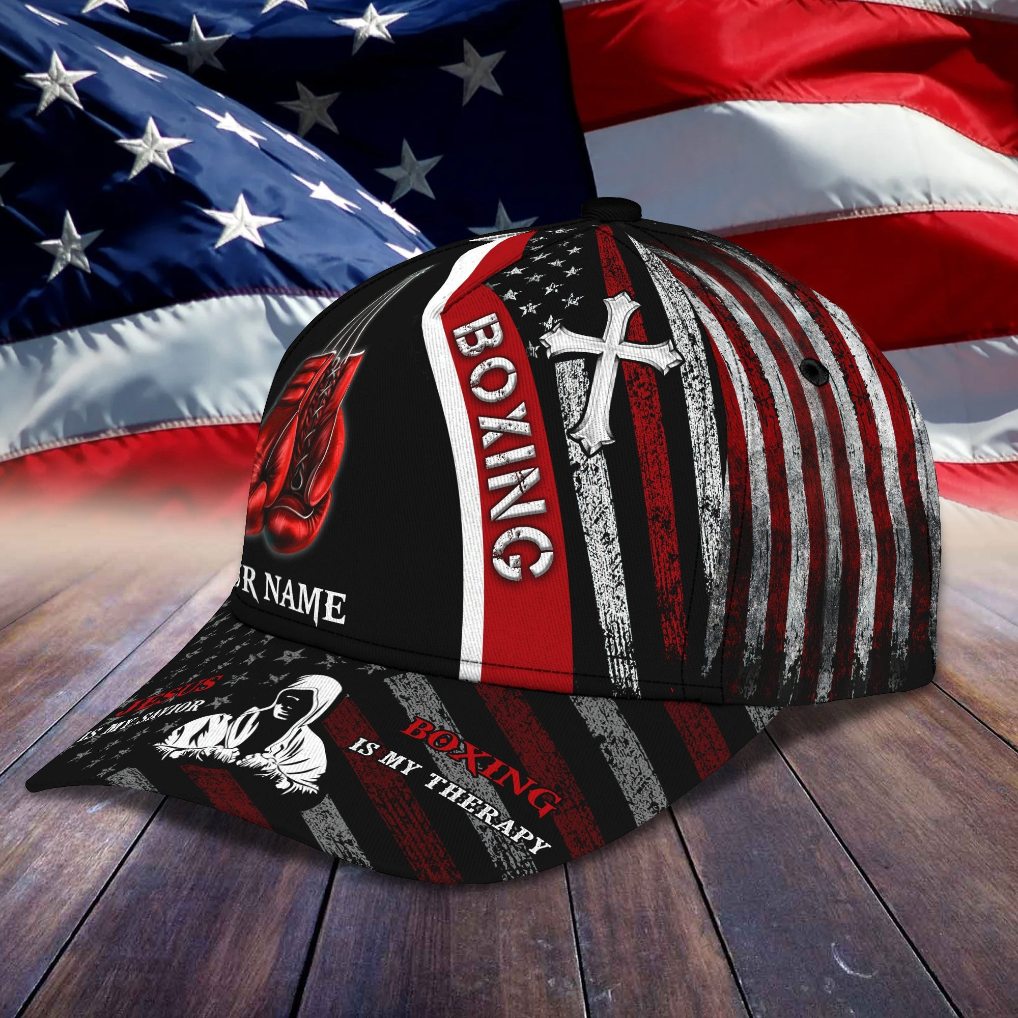Custom Personalized Boxing Therapy Cap Trucker Hats Custom Hats Gifts For Men & Women