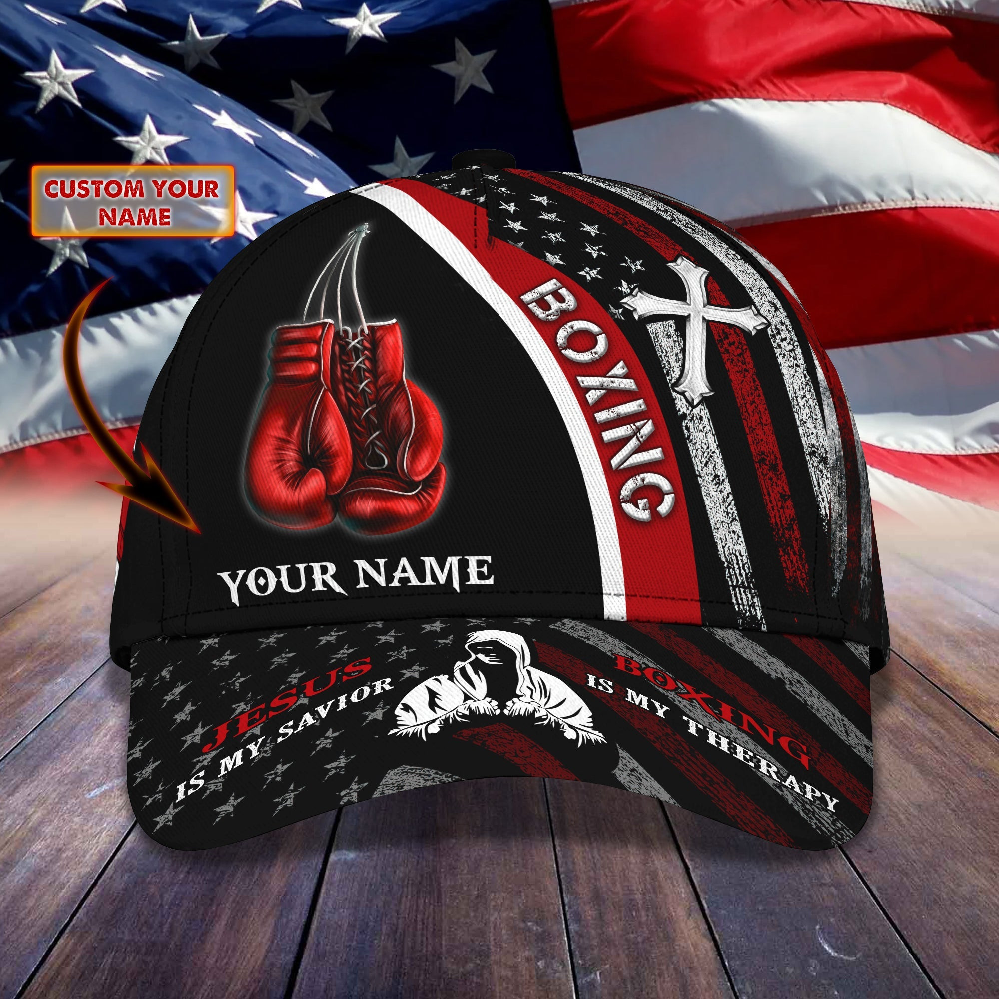 Custom Personalized Boxing Therapy Cap Trucker Hats Custom Hats Gifts For Men & Women