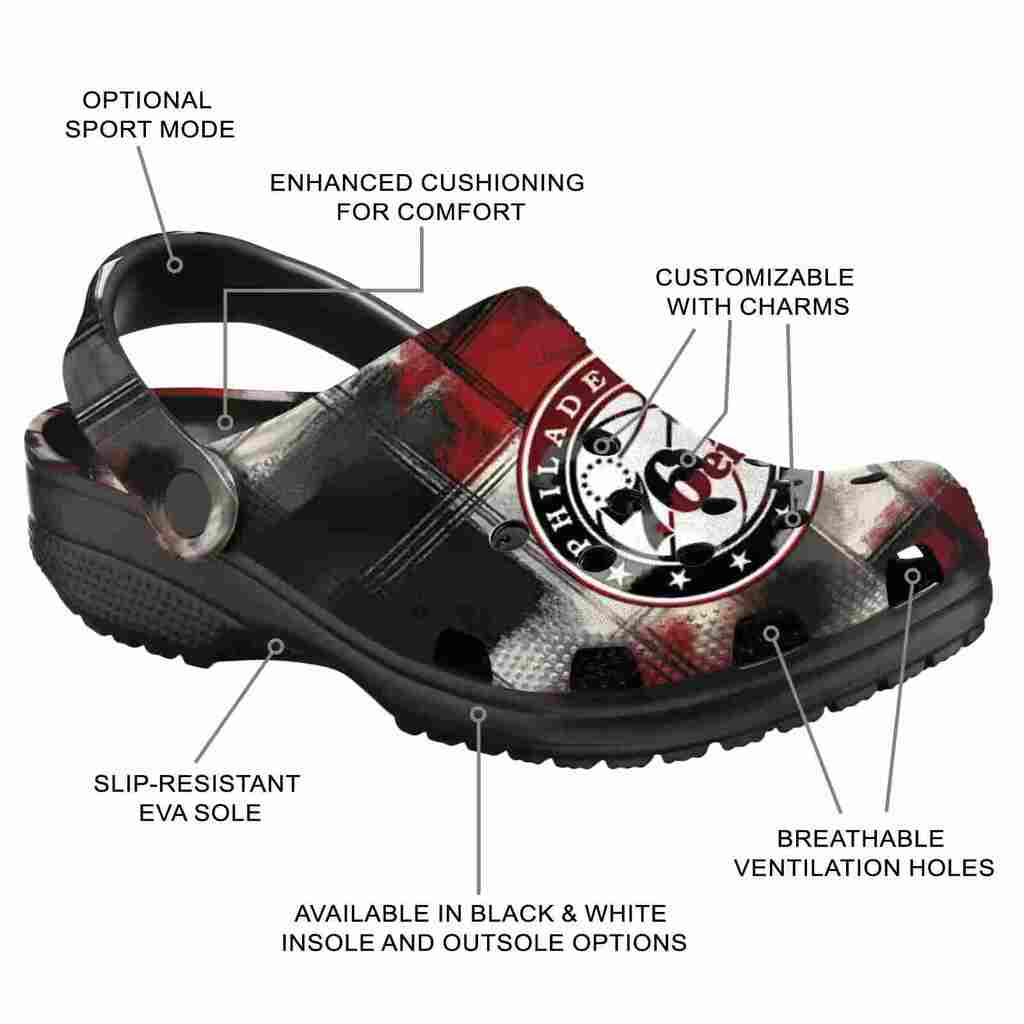 Custom Philadelphia 76ers Plaid Fusion ClogTVC1801689 - Image 5