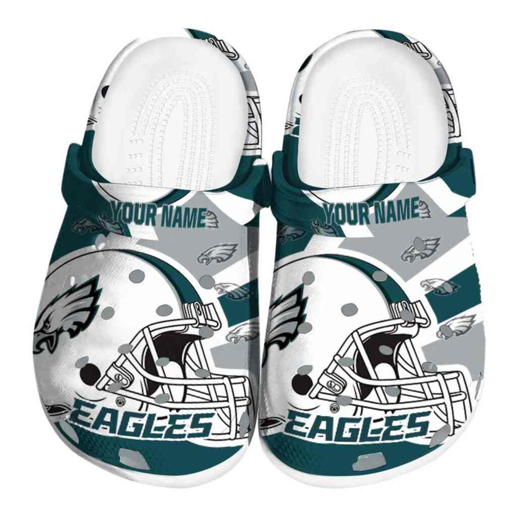 Custom Philadelphia Eagles Football Helmet ClogTVC1801136