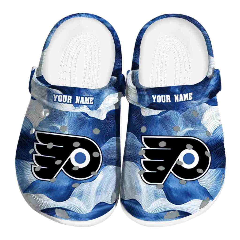 Custom Philadelphia Flyers Ocean Waves ClogTVC1801898