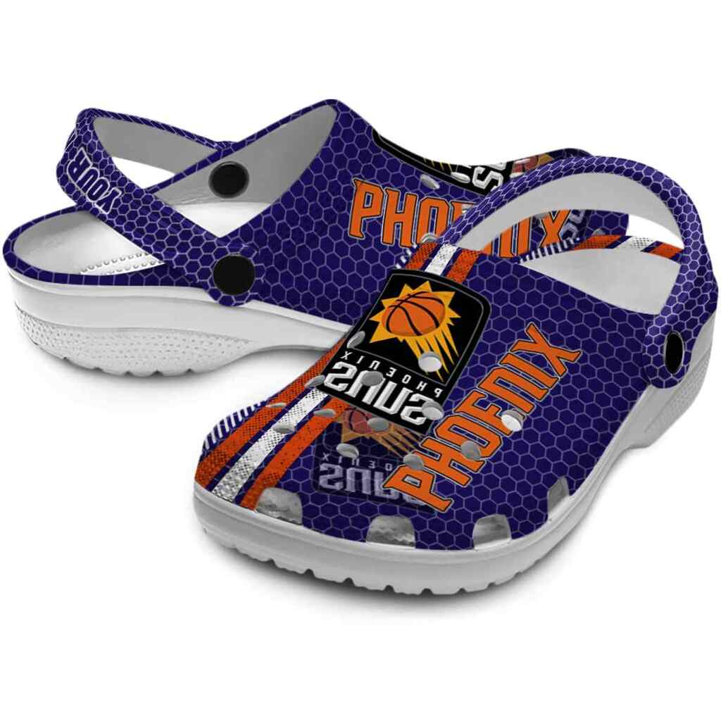 Custom Phoenix Suns Contrasting Stripes ClogTVC1801691 - Image 3