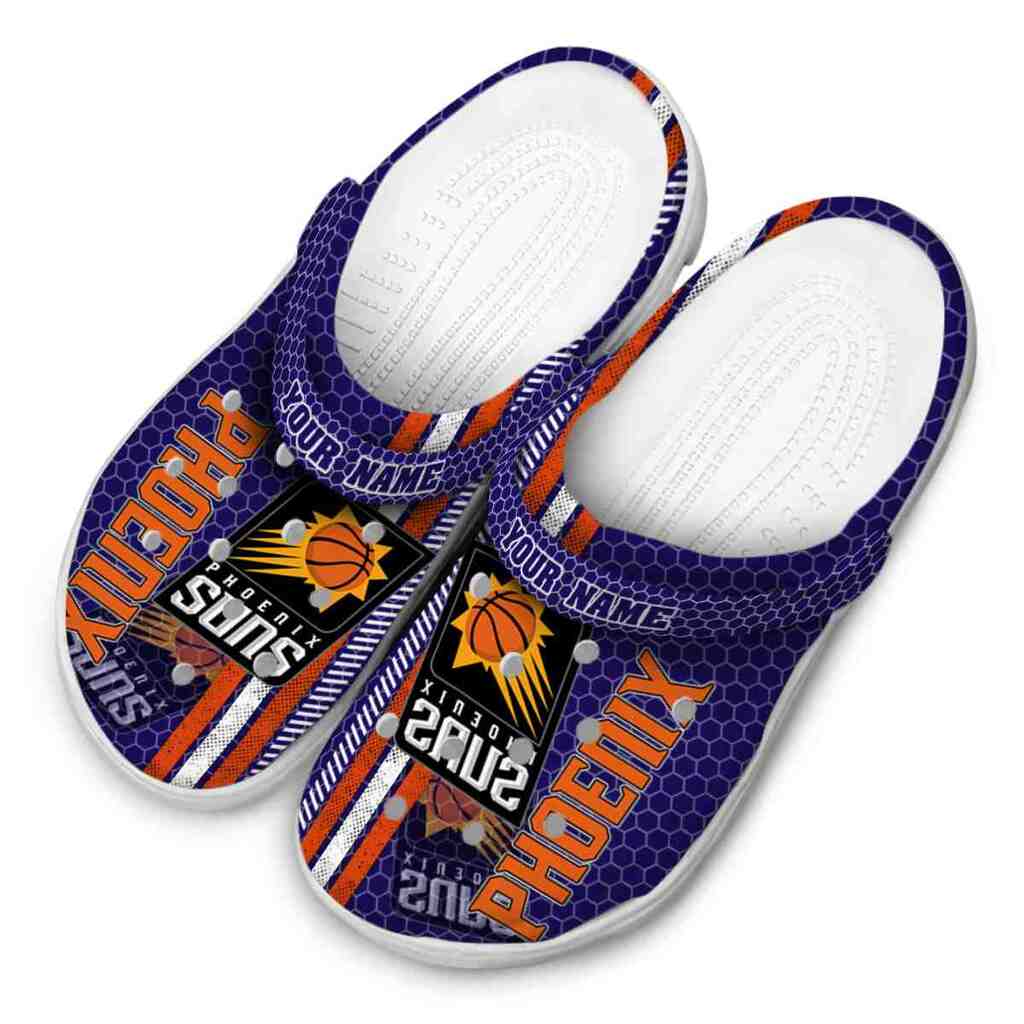 Custom Phoenix Suns Contrasting Stripes ClogTVC1801691 - Image 4