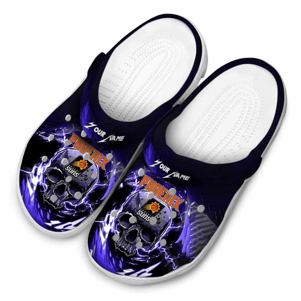 Custom Phoenix Suns Gothic Skull ClogTVC1801691 - Image 4