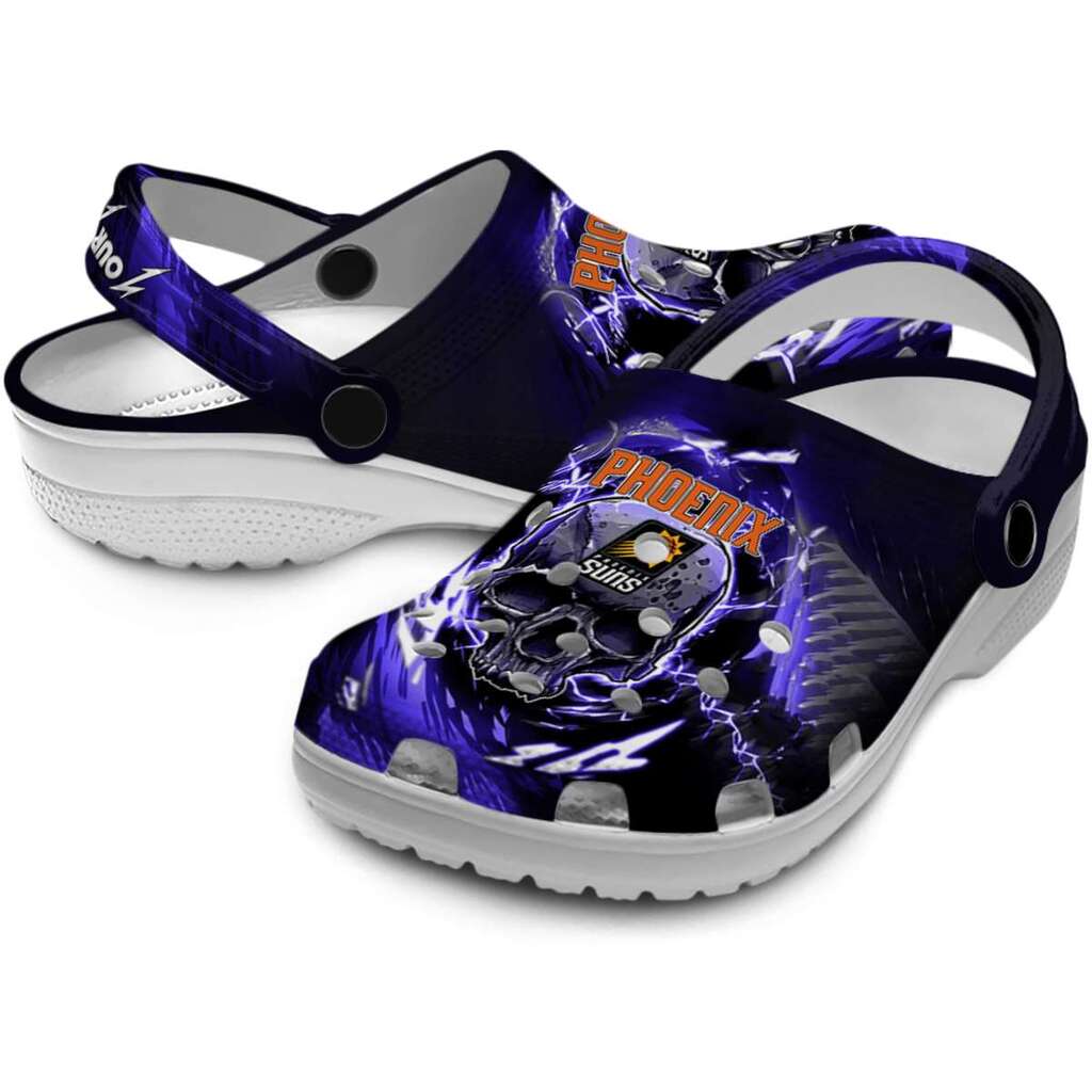 Custom Phoenix Suns Gothic Skull ClogTVC1801691 - Image 3