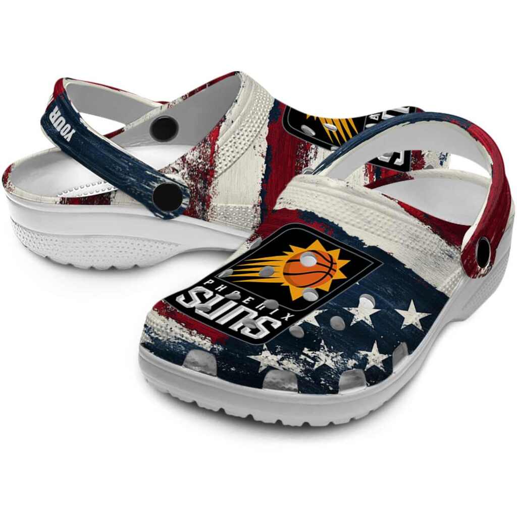 Custom Phoenix Suns Patriotic Stripes ClogTVC1801691 - Image 3