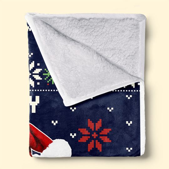 Custom Photo Christmas Is Coming To Town - Dog & Cat Personalized Blanket - Christmas Gift For Pet Owners, Pet Lovers - Image 6