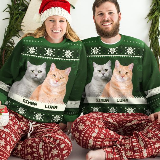 Custom Photo Cuteness Overload - Dog & Cat Personalized Sweatshirt - Gift For Pet Owners, Pet Lovers - Image 5