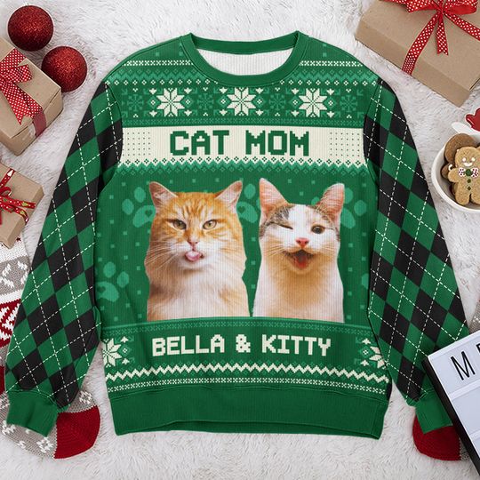 Custom Photo Home Is Where My Cat Is - Cat Personalized Sweatshirt - Gift For Pet Owners, Pet Lovers - Image 4