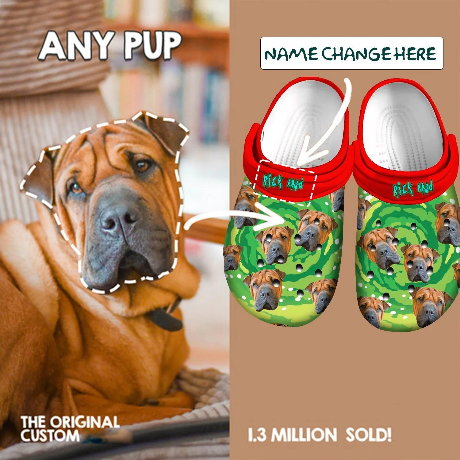 Custom photo Shoes for the Dog & Cat - Gift for Christmas - Email Support Crocs Crocband Clogs Shoes For Men Women