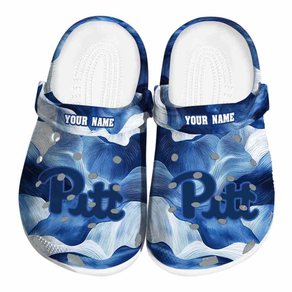 Custom Pittsburgh Panthers Ocean Waves ClogTVC1801768