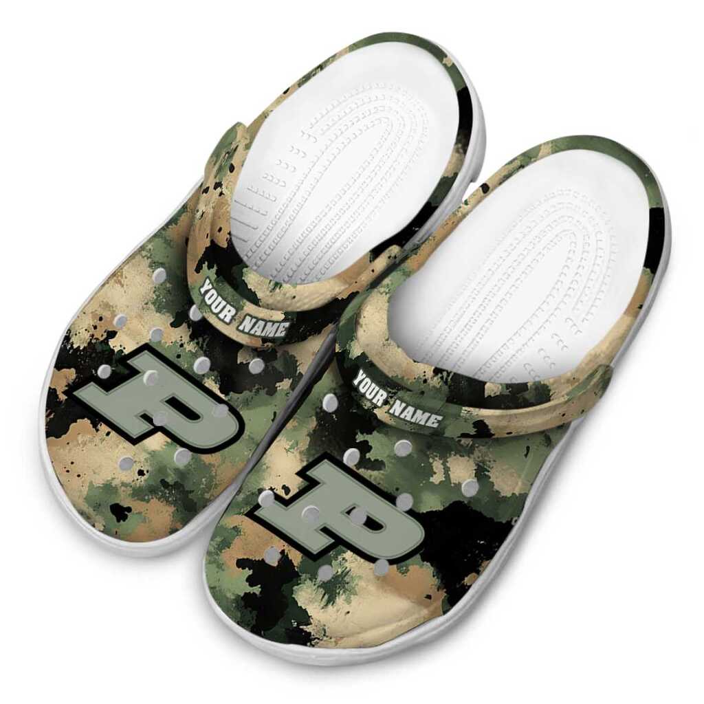 Custom Purdue Boilermakers Camouflage Craze ClogTVC1801768 - Image 4