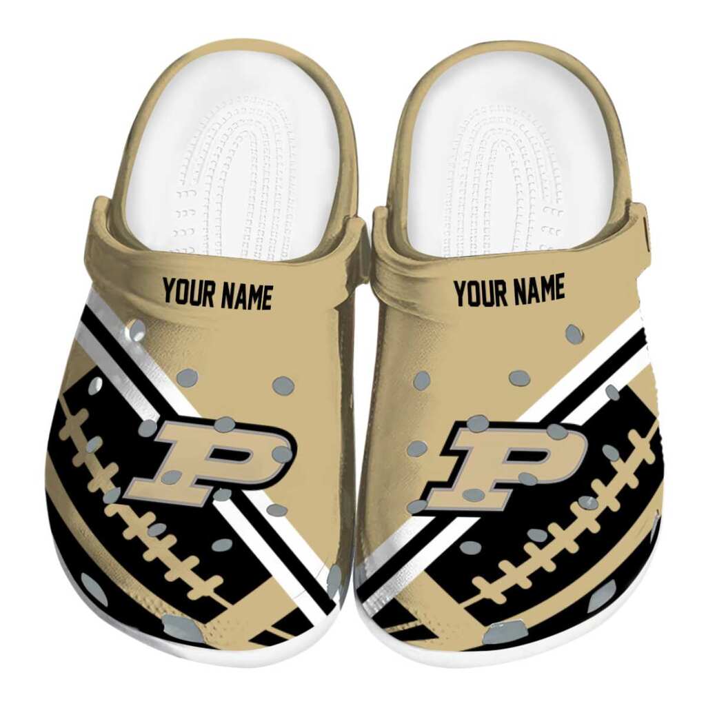 Custom Purdue Boilermakers Football Motif ClogTVC1801792