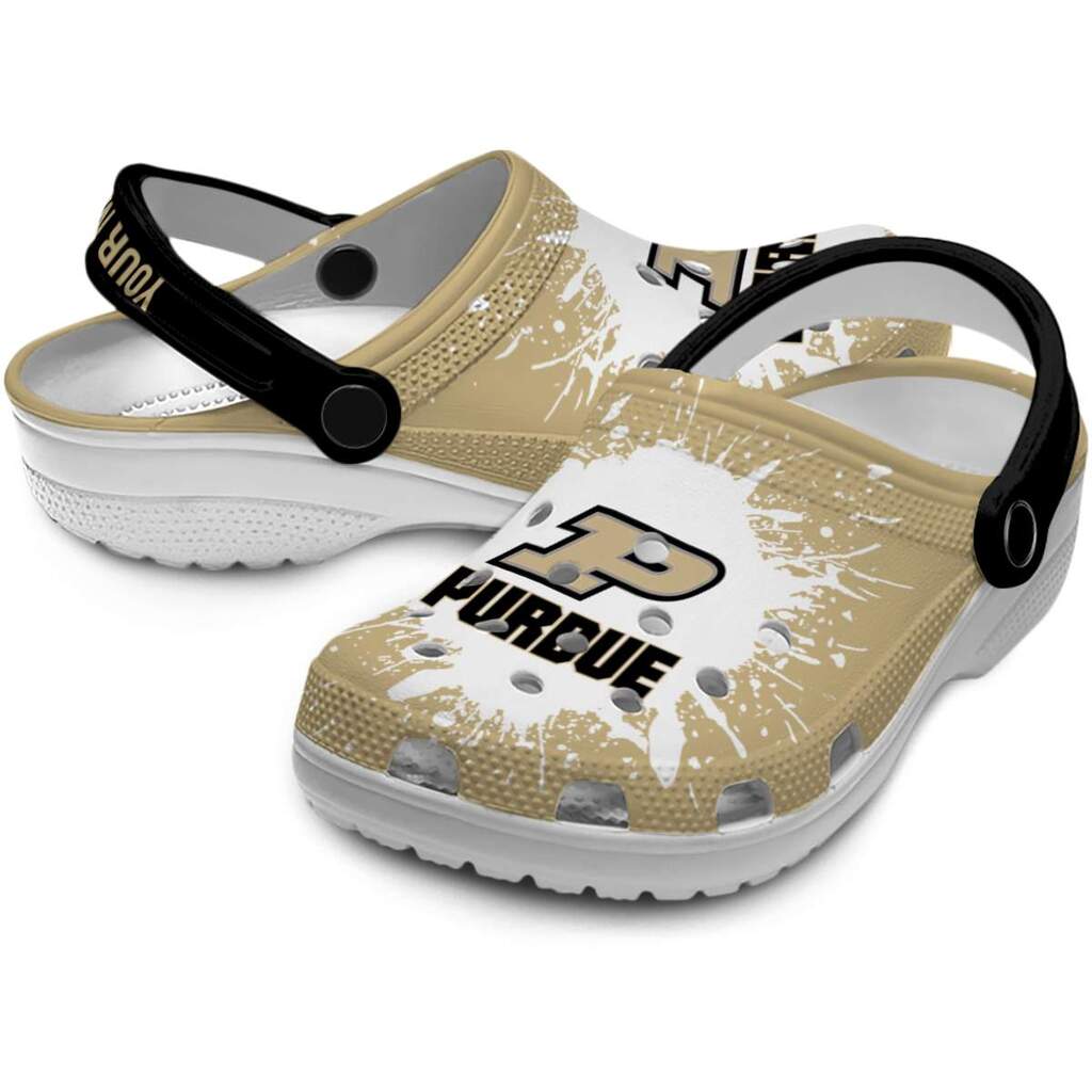 Custom Purdue Boilermakers Splash Art ClogTVC1801718 - Image 3