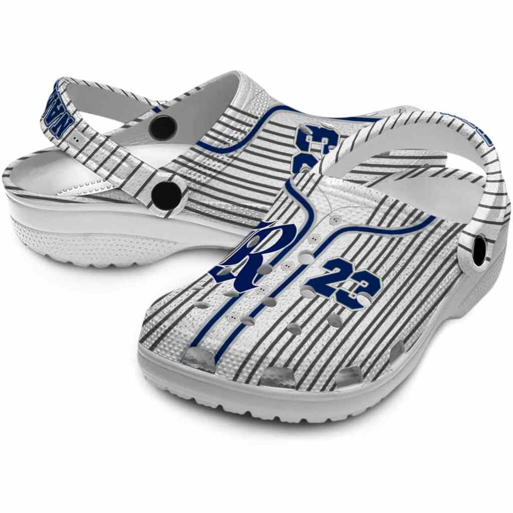 Custom Rice Owls Pinstripe Pattern ClogTVC1801717 - Image 3
