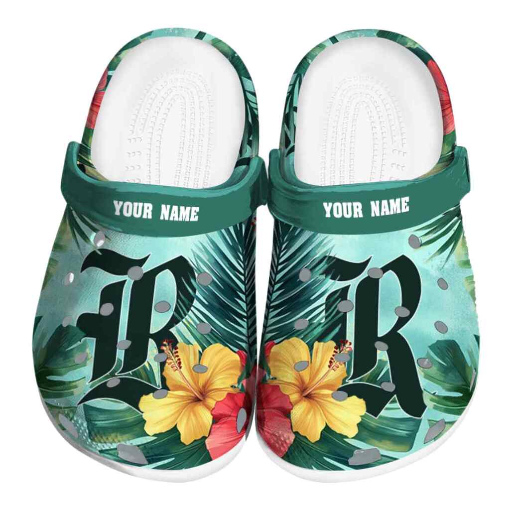 Custom Rice Owls Tropical Vibes ClogTVC1801768