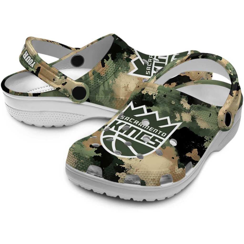 Custom Sacramento Kings Camouflage Craze ClogTVC1801691 - Image 3