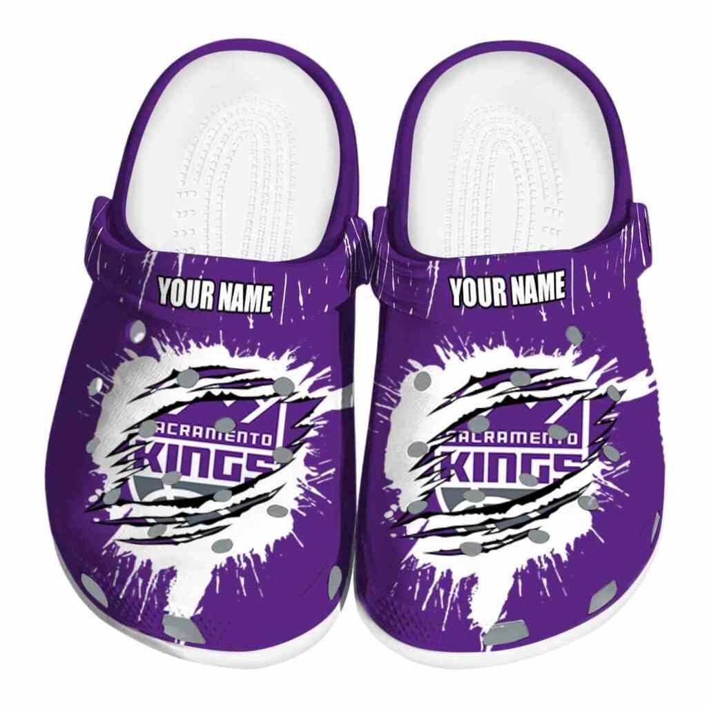 Custom Sacramento Kings Splash Motif Background ClogTVC1801691
