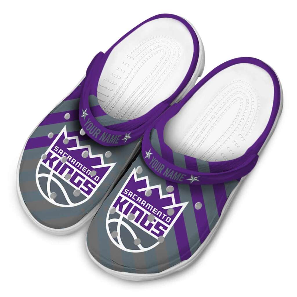 Custom Sacramento Kings Star-Spangled Graphic ClogTVC1801691 - Image 4