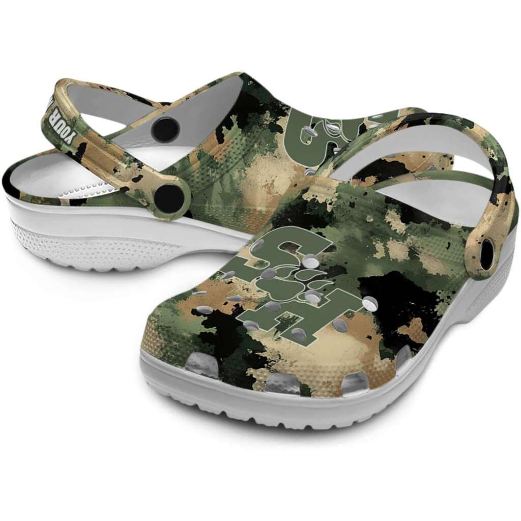 Custom Sam Houston Bearkats Camouflage Craze ClogTVC1801768 - Image 3