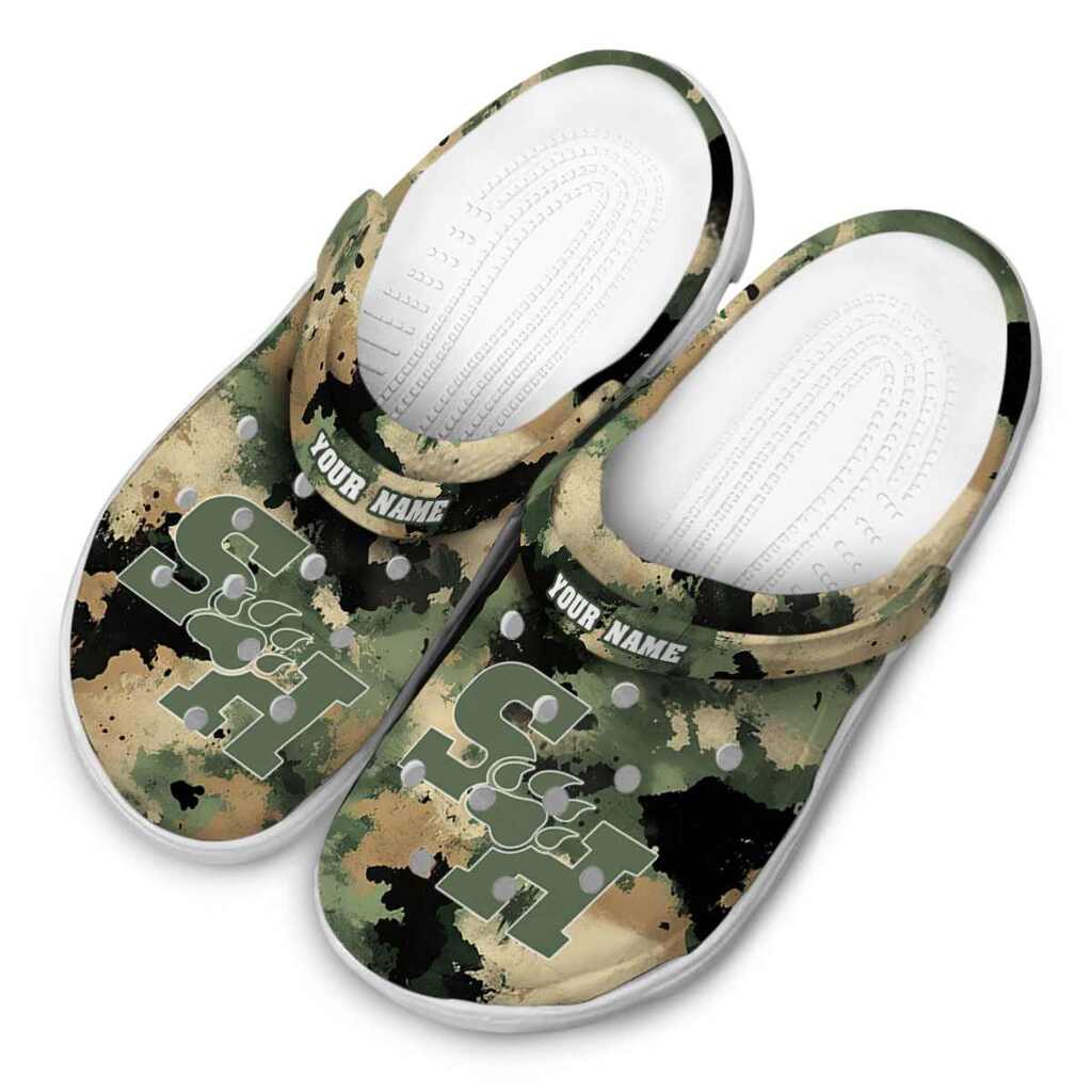 Custom Sam Houston Bearkats Camouflage Craze ClogTVC1801768 - Image 4