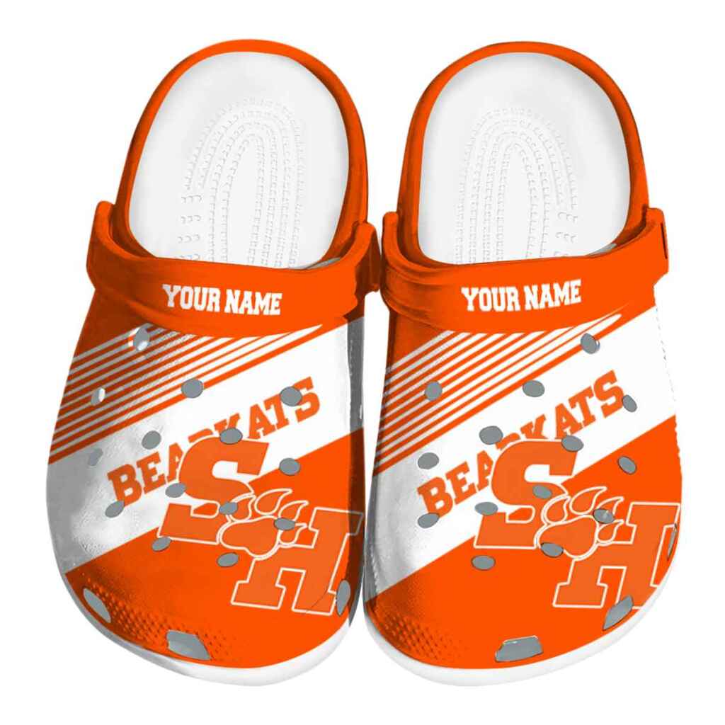 Custom Sam Houston Bearkats Vibrant Dual-Tone ClogTVC1801794