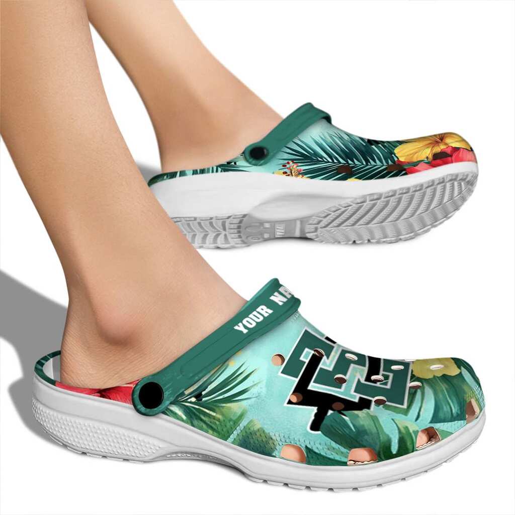 Custom San Diego State Aztecs Tropical Vibes ClogTVC1801769 - Image 2