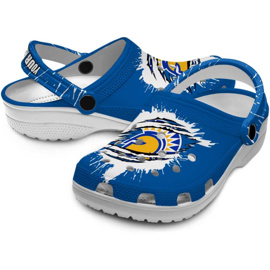 Custom San Jose State Spartans Splash Motif Background ClogTVC1801725 - Image 3