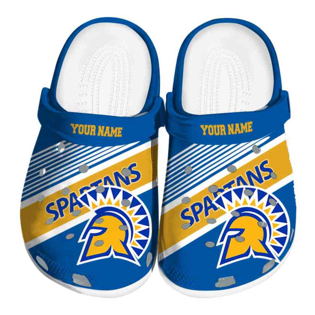 Custom San Jose State Spartans Vibrant Dual-Tone ClogTVC1801793