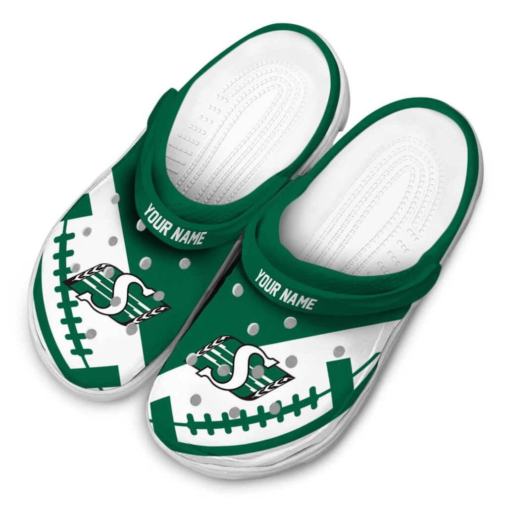 Custom Saskatchewan Roughriders Football Motif ClogTVC1801791 - Image 4