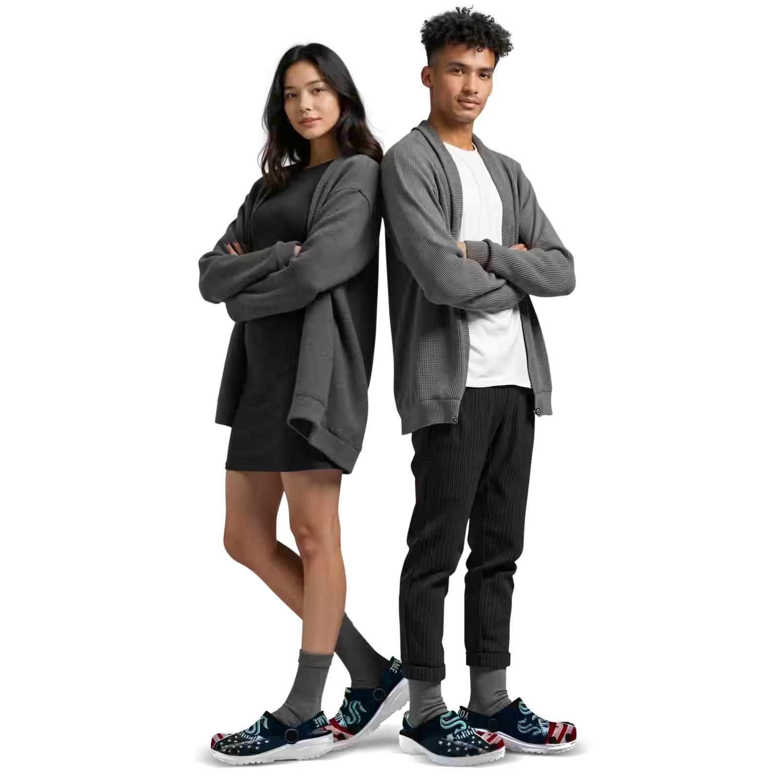 Custom Seattle Kraken Star-Spangled Side Pattern ClogTVC1801852 - Image 7