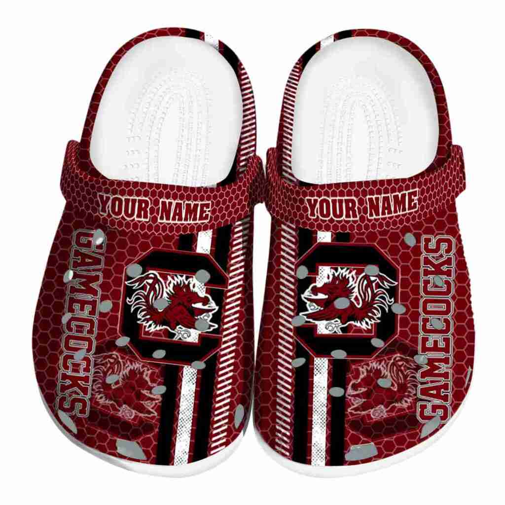 Custom South Carolina Gamecocks Contrasting Stripes ClogTVC1801163