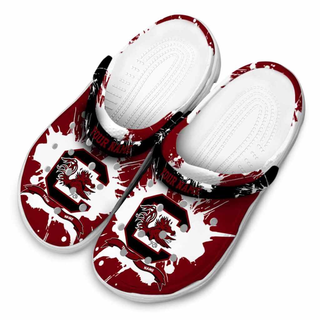Custom South Carolina Gamecocks Splatter Pattern ClogTVC1801163 - Image 4